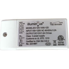 12V 12W Dimmable CV DC LED Driver ETL approved