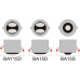 (10 Pack) LED 1W 12V White Omni Bulb Miniature 1004 BA15D
