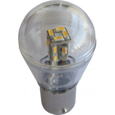 LED 12V White Omni Bulb BA15D Waterproof Clear Cover