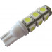 LED 13x5050 2W 12V White Omni Wedge Bulb T10 194 168 2825 W5W 50